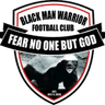 Black Man Warrior logo